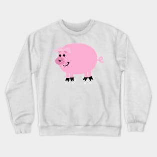 itty bitty piggy Crewneck Sweatshirt